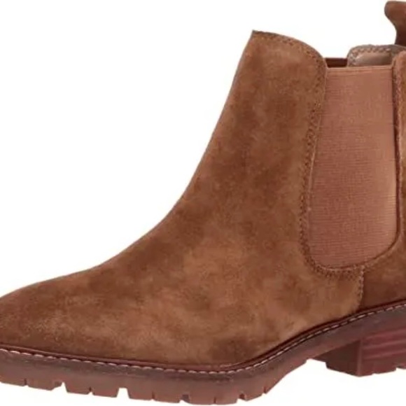 NIB! Steve Madden Leopold Chelsea Ankle Boot SZ 9.5 Chestnut Brown Suede - Picture 10 of 10
